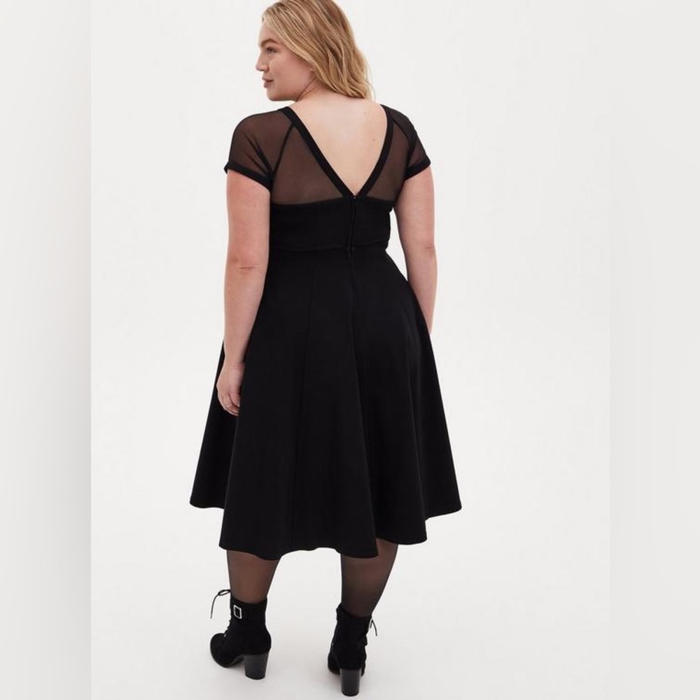 NWT Torrid midi mesh swing dress - Picture 2 of 8